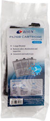 Resun Ersatz-Kohlevorfilter Filter Bc650 3 Stück