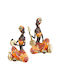 ArteLibre Dekorative Figur aus Polyresin Musikalisch 15x10x22cm 1Stück