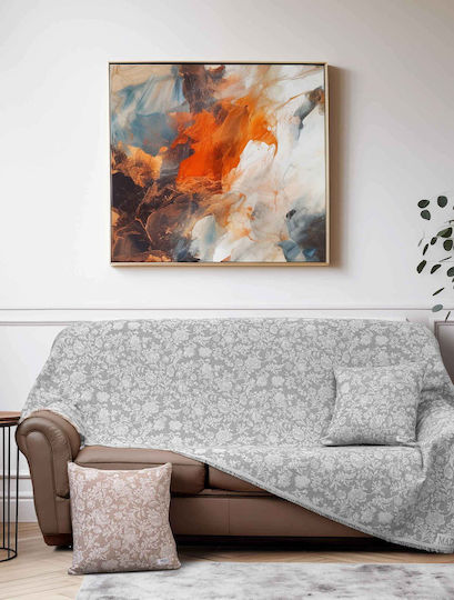 Madi Rosvel Cuvertură Pentru Canapea 3 Locuri 170x300 cm Gri