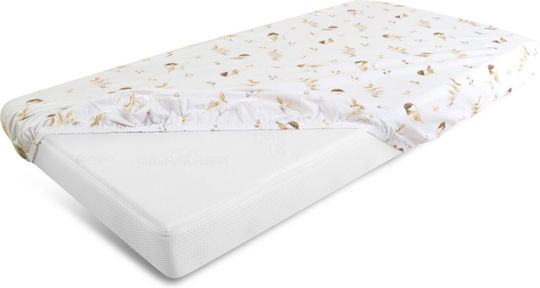Matex Baby Sheet Crib Cotton Fitted White 70x140cm