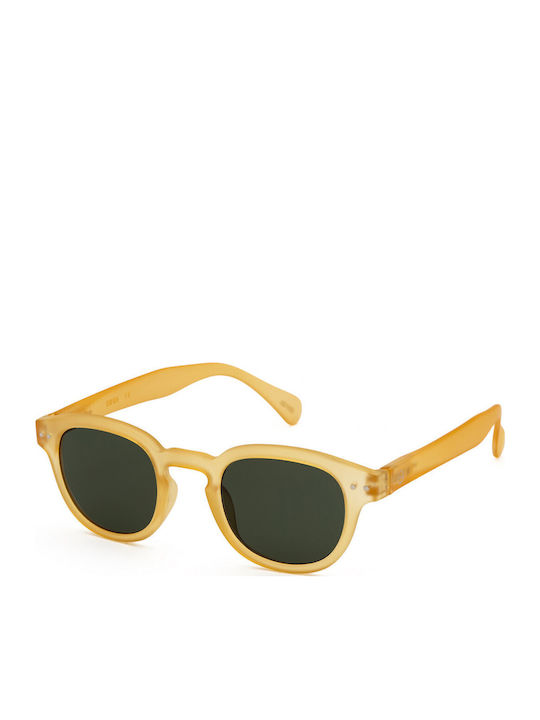 Izipizi Sunglasses Κίτρινα with Acetate Frame & Green Lens Izipizi Sunglasses Κίτρινα with Acetate Frame & Green Lens
