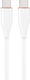 Gembird Usb 2.0 Type C T-t Silicon Cable 1.5m White Gembird Cc-usb2s-cmcm-1.5m-w