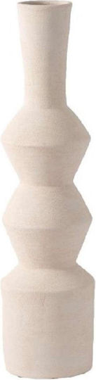 Espiel Vase Boden Keramik Weiß 15xH60cm