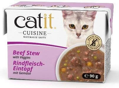 Catit Nassfutter für Katzen in Dose mit Rindfleisch und Kalb 95gr