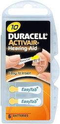Duracell Activair Μπαταρίες Ακουστικών Βαρηκοΐας 10 1.45V Duracell Activair Μπαταρίες Ακουστικών Βαρηκοΐας 10 1.45V