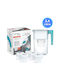 Aqua Optima Perfect Pour Teal Jug with Filter 2400ml 6pcs