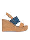 Jess Damenplattformen Blau