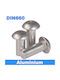 Round head Din660 Aluminum Rivet 4/8mm 100pcs