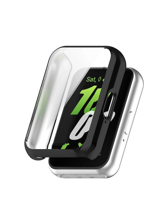 Best Accessories Silicone Tpu Protective Case Screen Cover Samsung Galaxy Fit 3 Sm-r390 Black