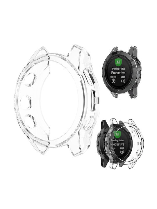 Best Accessories Silicone Case In Transparent Color Garmin Fenix 7 Best Accessories Silicone Case In Transparent Color Garmin Fenix 7