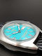 Aion Herrenuhr 14mm Batterie mit Schwarz Lederarmband
