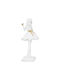 ArteLibre Decorative Figure made of Metal 11x11x24cm 1pcs