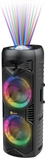 N-Gear Karaoke Speaker with Wireless Microphone and Lighting Effects Let's Go Party 5150 in Black Color