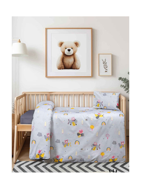 Madi Baby Bettbezug Gray 110x145cm.
