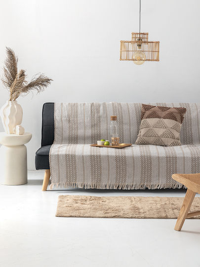 Palamaiki Decken & Couchdecken Sesselüberwurf 180x180cm Beige