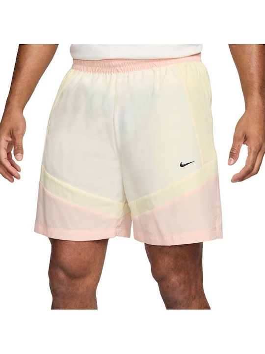 Nike Αθλητική Ανδρική Βερμούδα Dri-Fit Εκρού