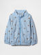 Waterproof Kids' Casual Jacket Long Windproof Shirting Blue
