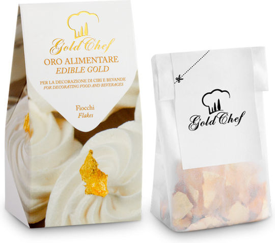 Βρώσιμες Νιφάδες Χρυσού Gold Chef 23κ 70mg