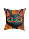 Mehrfarbiges Sofa-Kissen 30x30cm