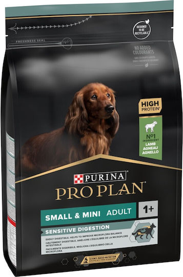 Pro Plan Pro Plan Small & Mini Adult Sensitive Digestion 3kg Trockenfutter  ohne Gluten, mit wenig Getreide fr erwachsene Hunde kleiner Rassen mit  Lamm | Skroutz Germany