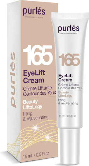Purlés 165 Beauty Liftology Cremă de Ochi pentru Reconstrucție, Hidratare, Strălucire, Cearcane, Pungi Sub Ochi și Tonifiere 15ml