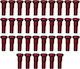 10g Aluminum Spoke Nipples 36pcs Red