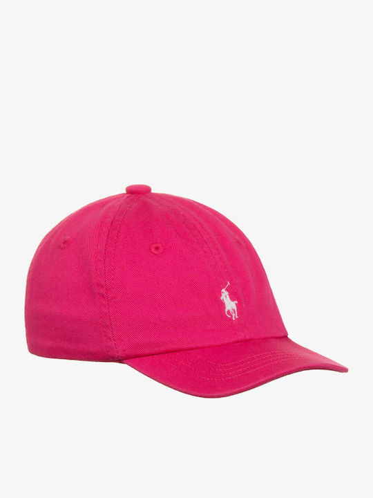 Ralph Lauren Παιδικό Καπέλο Jockey Ροζ