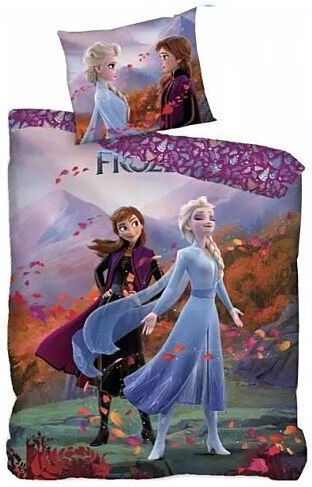 Disney Frozen Ii Комплект Детски Плик за Завивка Единичен с Калъфка Multicolored 140x200бр