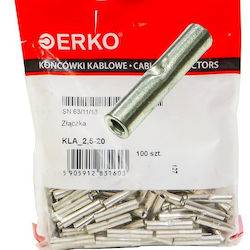 Cu Uninsulated Sleeve Kla 2.5-20 Erko 100pcs