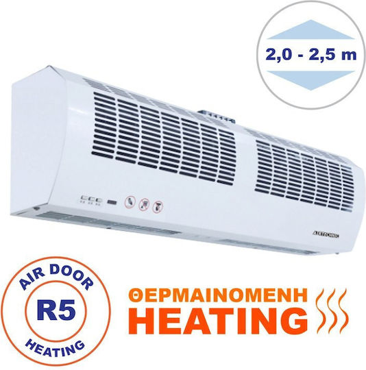Airtechnic R5.15 Electrically Heated Air Curtain with Maximum Air Supply 1750m³/h and Remote Control 150cm U800622