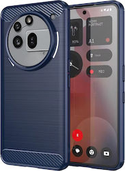 Techsuit Carbon Back Cover Σιλικόνης Μπλε (Noth...
