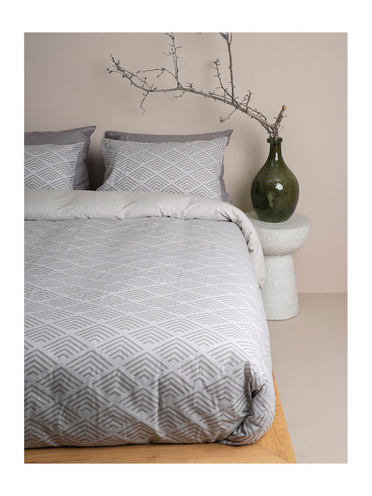 Sunshine Duvet Cover Cotton Single 170x250 Cotton Feelings 2048 Grey