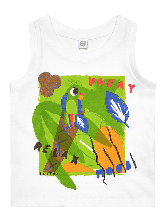 Kids' Shirt Sleeveless White