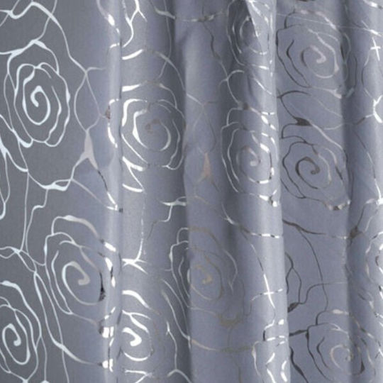 To megalo pazari Curtain With Pencil Pleat Gray 200x140cm