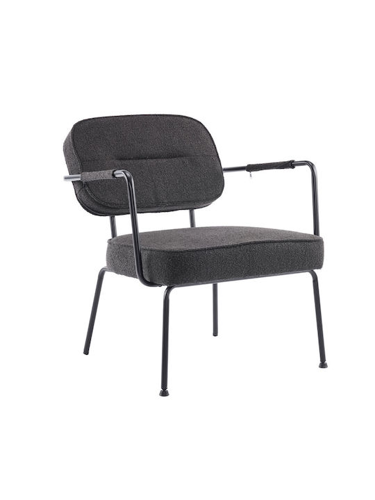 Prisley Bergère Black 73x66x78cm