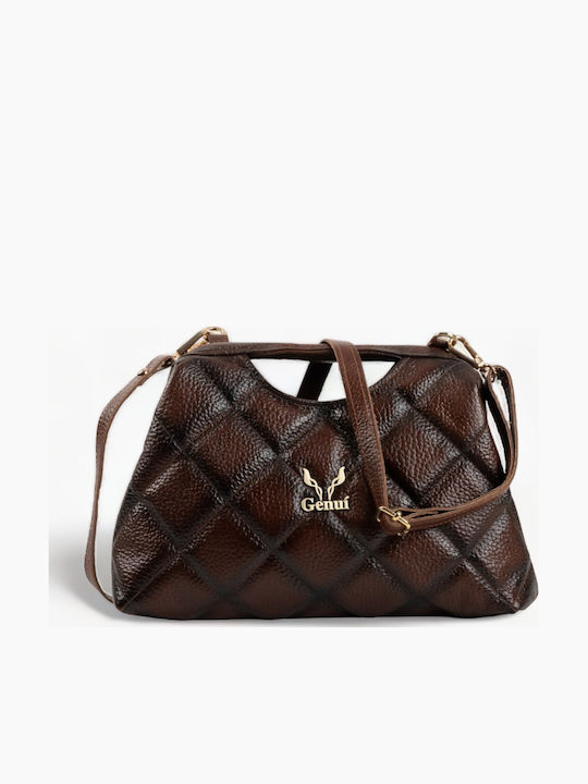 Genui Leather Leder Damentasche Handtasche Brow...