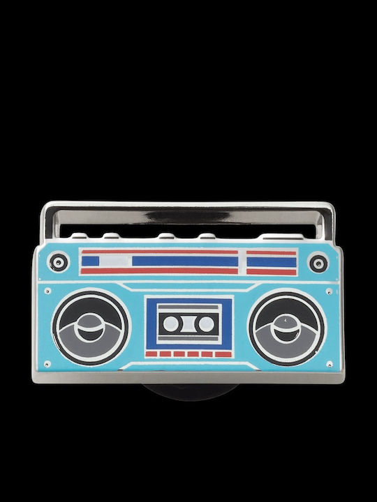 Crocs Jibbitz Broschen Blau Boom Box Μπλε