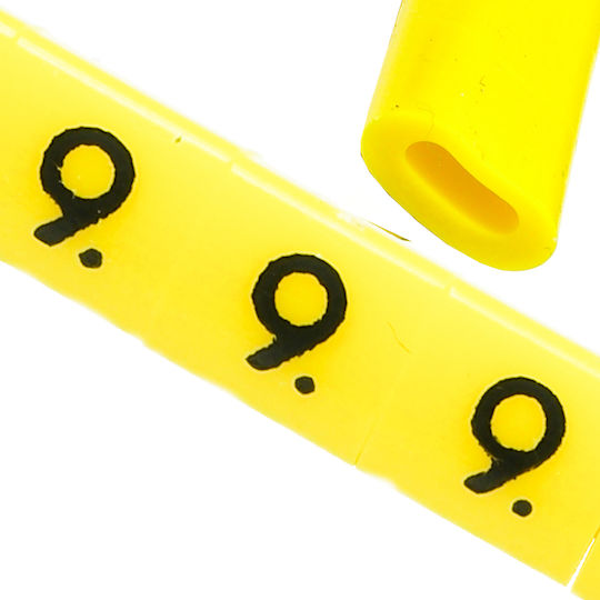 Kabelmarkierer Oz-0 9 Gelb 100 Stück