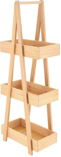 Beige Bookcase 30x19x81cm
