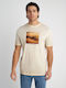 T-shirt Μπεζ