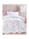 Rythmos Rainbow Set Kids Duvet Cover Single with Pillowcase Cotton Rainbow 160x250cm