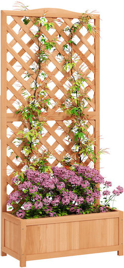 Outsunny Blumenkasten Hölzernes Brown Outsunny Blumenkasten Hölzernes Brown