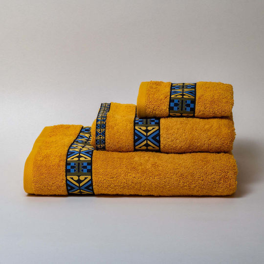 White Fabric Кърпа за ръце Perrin 30x50см. Yellow Тегло 600гр/кв.м