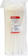 White Cable Tie Opk 300/7.6 Pack 100 Erko