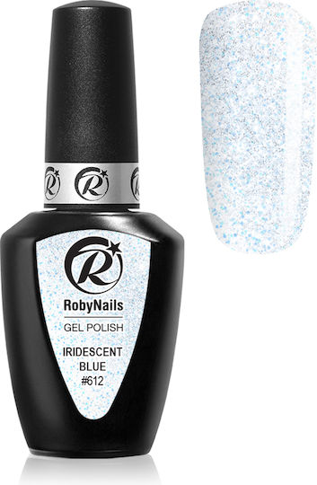Roby Nails Semipermanent Lac de Unghii Iridescent Blue 1buc
