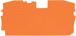 Wago Zwischenplatte für Klemmen 10mm² Orange 2010-1292
