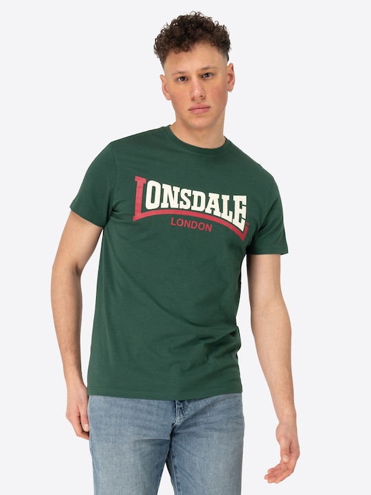 Lonsdale Two Tone T-shirt Πράσινο