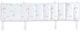 Rythmos Rainbow Crib Bumpers Classic Inside Rainbow 43x200cm