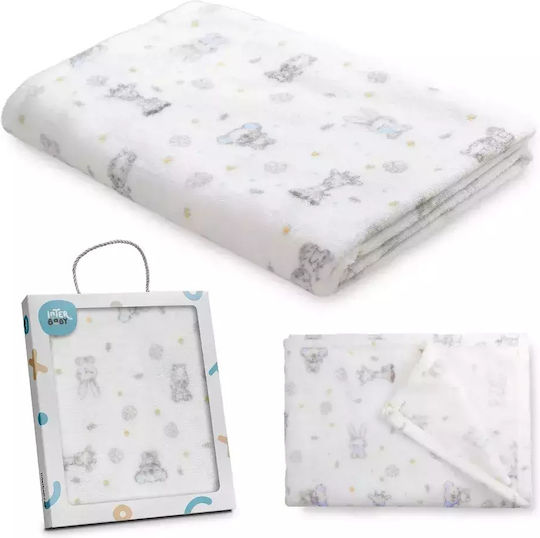 Interbaby Baby Blanket Spain Nursery Swaddling Blanket Flecce Koala 80x110cm