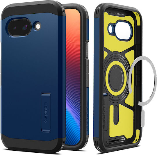 Spigen Tough Задна корица Силикон / Пластмаса 2мм Тъмносин (Google Pixel 9a)